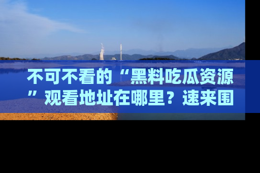 不可不看的“黑料吃瓜资源”观看地址在哪里？速来围观吧！