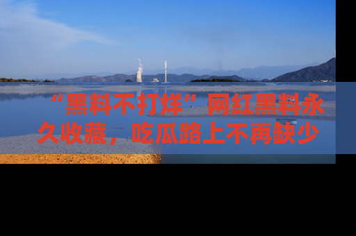 “黑料不打烊”网红黑料永久收藏，吃瓜路上不再缺少惊喜与乐趣