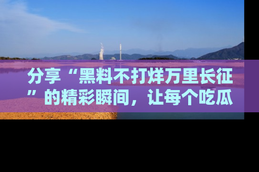 分享“黑料不打烊万里长征”的精彩瞬间，让每个吃瓜人都乐在其中！