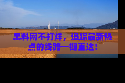 黑料网不打烊，追踪最新热点的线路一键直达！