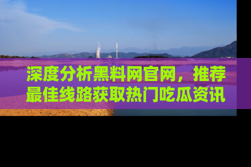 深度分析黑料网官网，推荐最佳线路获取热门吃瓜资讯