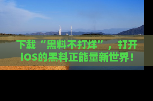 下载“黑料不打烊”,打开iOS的黑料正能量新世界!