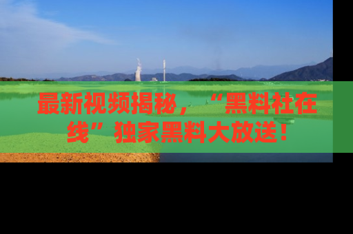 最新视频揭秘，“黑料社在线”独家黑料大放送！
